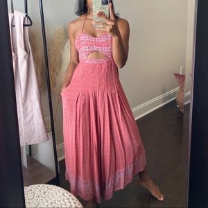 Free People Bali Sanur romper jumpsuit wide leg